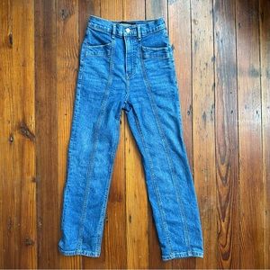 Express Straight Super High Rise jeans 00 R